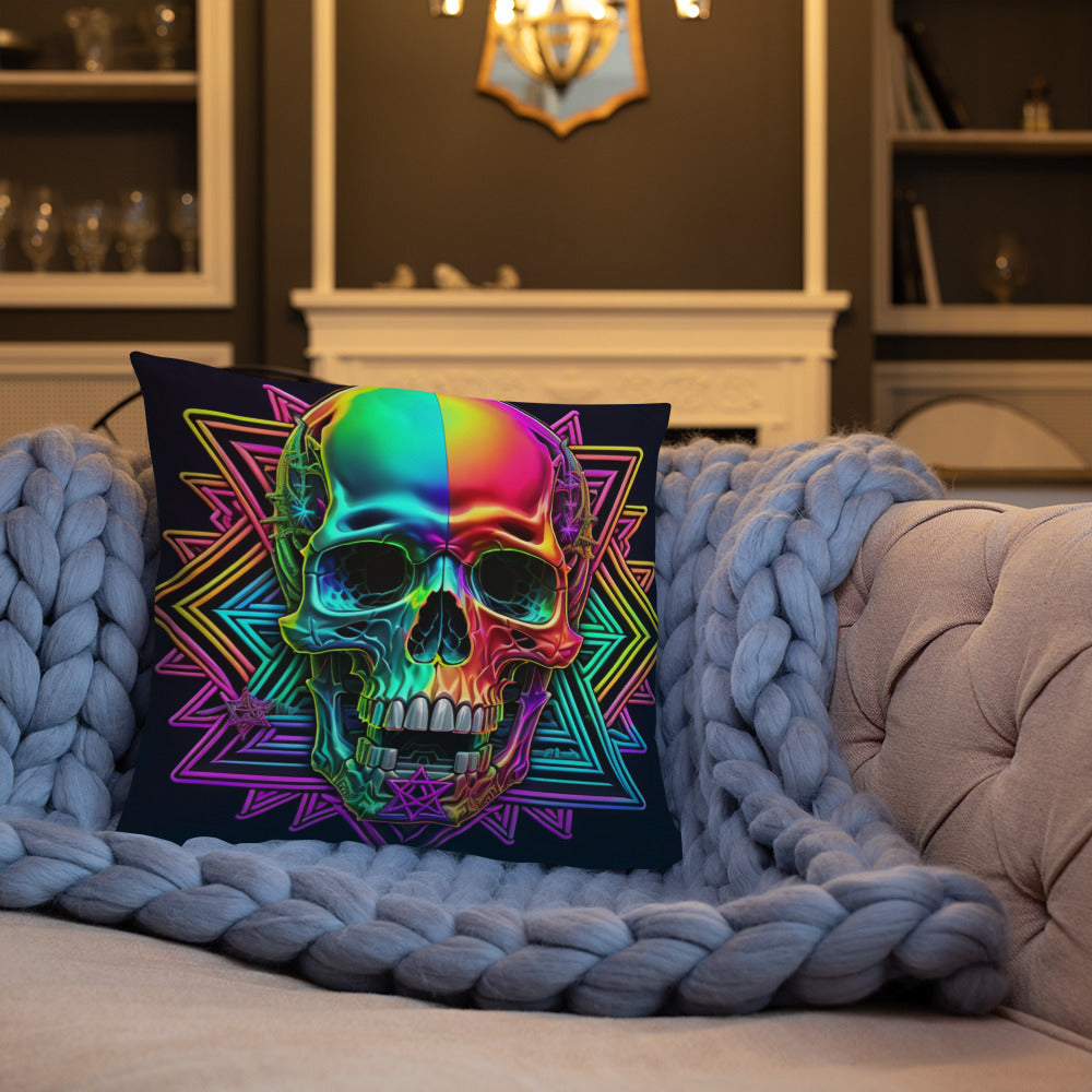 Cromo Skull | Star of David | Pillow Case
