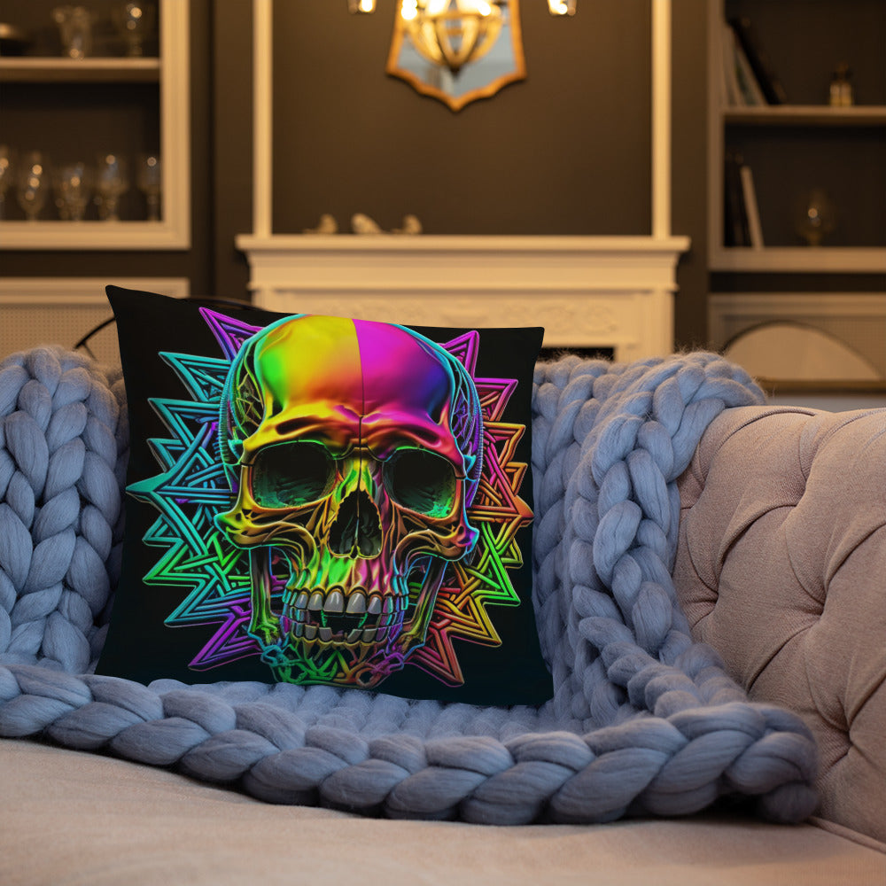 Cromo Skull | Star of David | Pillow Case