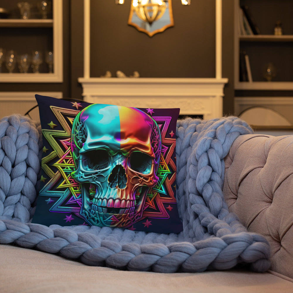Cromo Skull | Star of David | Pillow Case