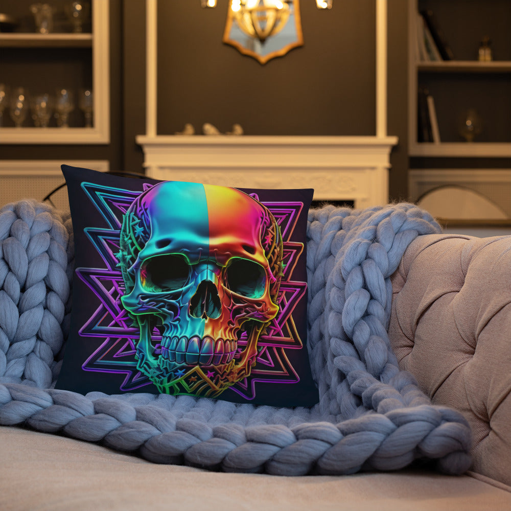 Cromo Skull | Star of David | Pillow Case