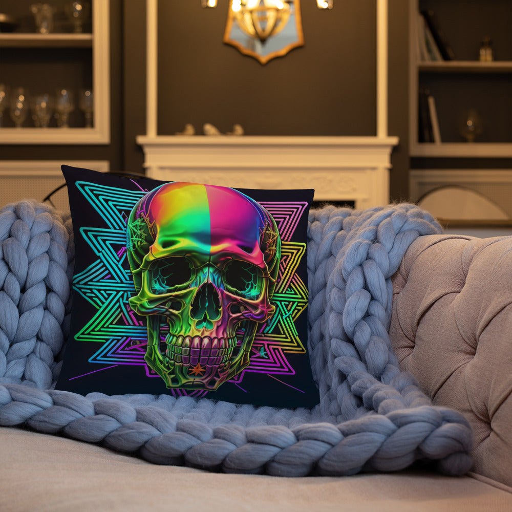 Cromo Skull | Star of David | Pillow Case