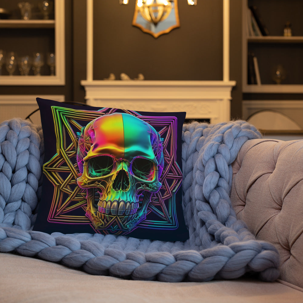 Cromo Skull | Star of David | Pillow Case