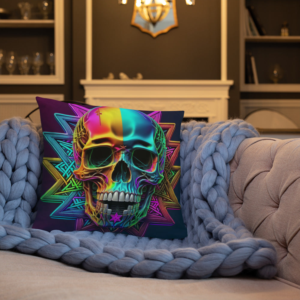 Cromo Skull | Star of David | Pillow Case
