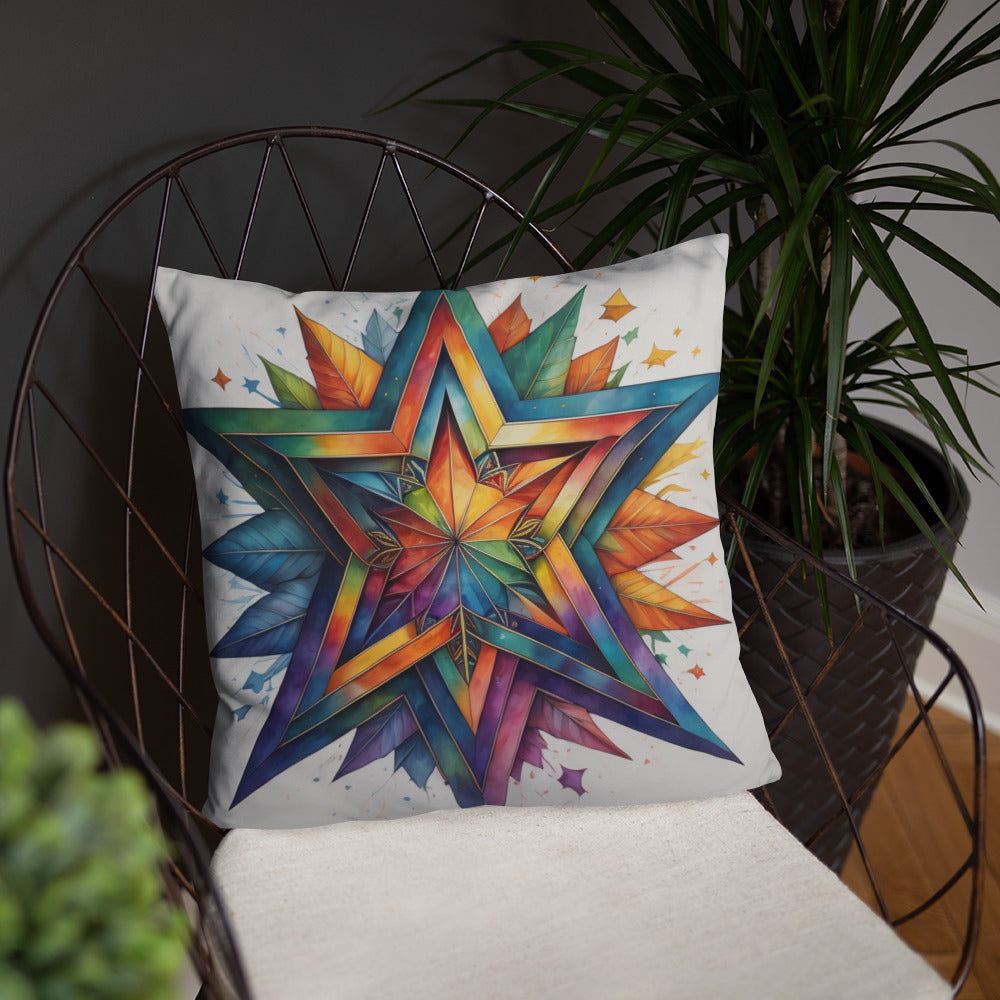 Vibrant Song | Star of David | Pillow Case