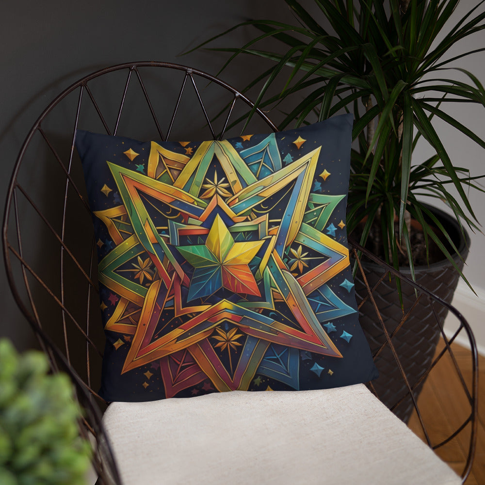 Vibrant Song | Star of David | Pillow Case