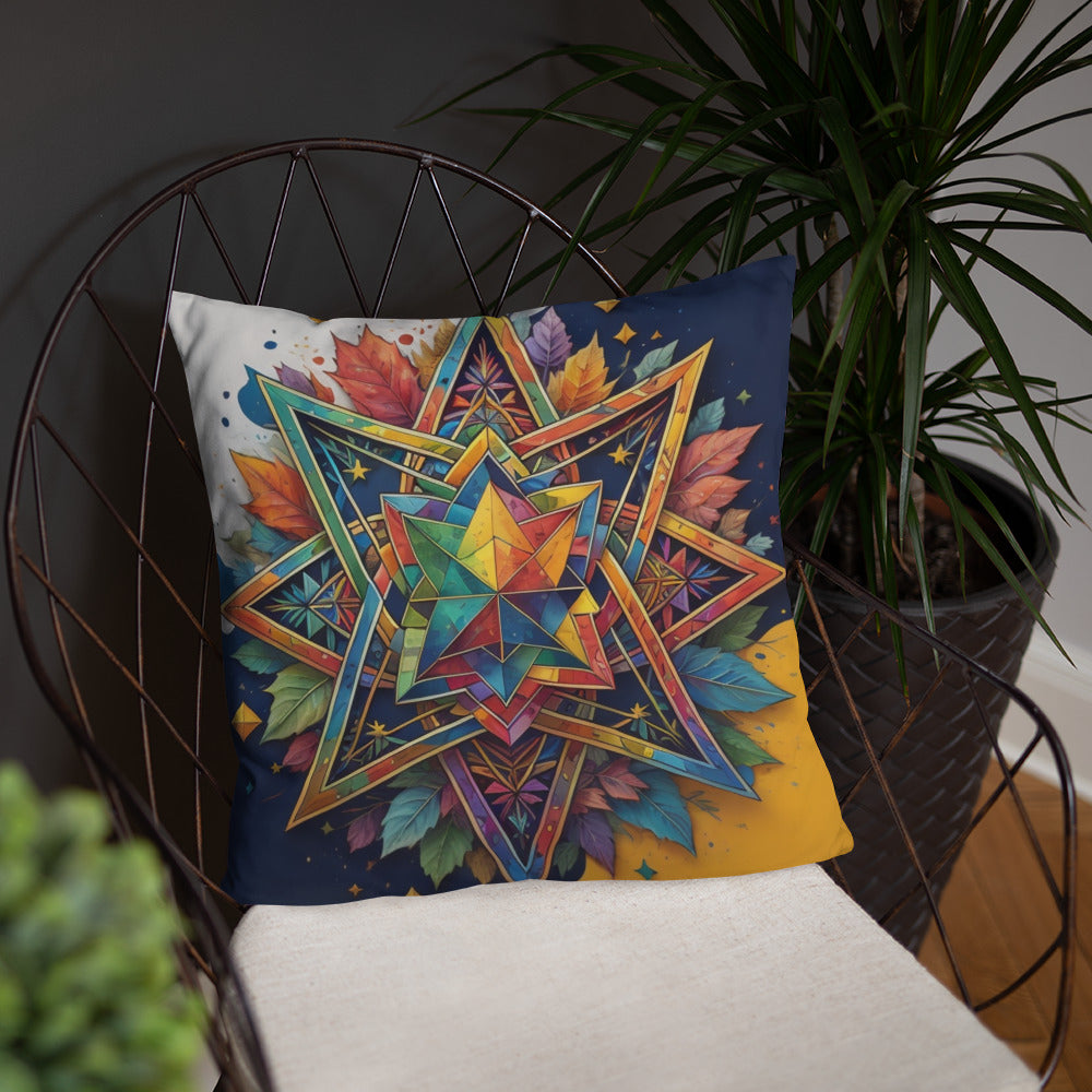 Vibrant Song | Star of David | Pillow Case