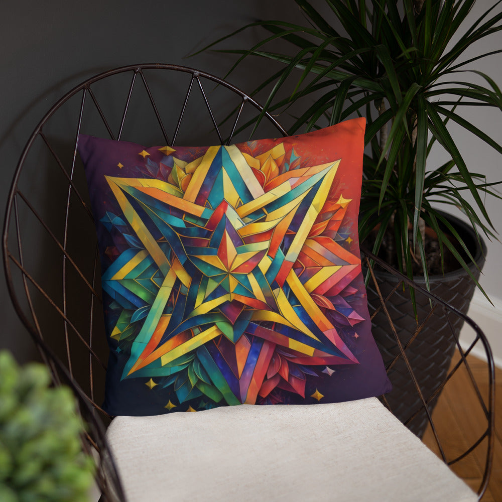 Vibrant Song | Star of David | Pillow Case