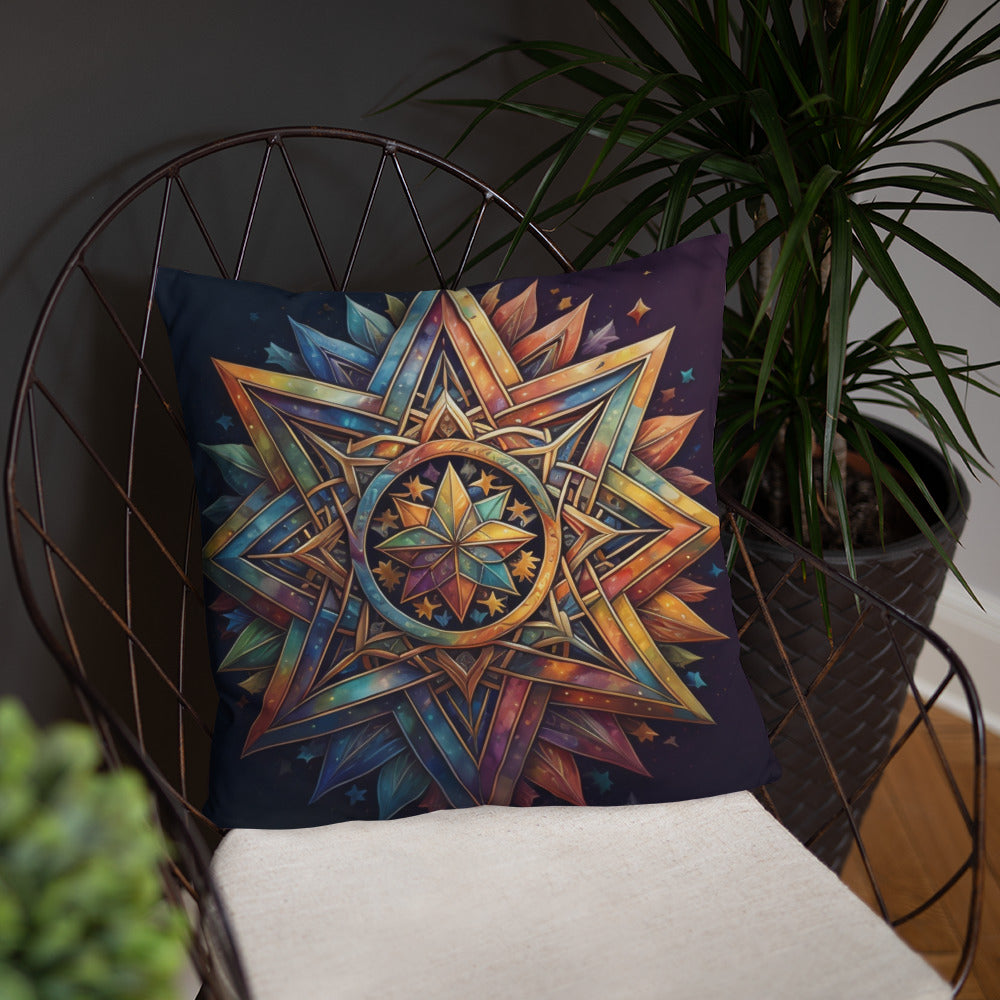 Vibrant Song | Star of David | Pillow Case