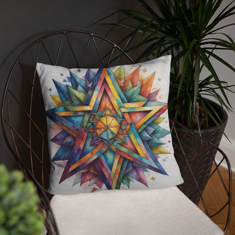 Vibrant Song | Star of David | Pillow Case