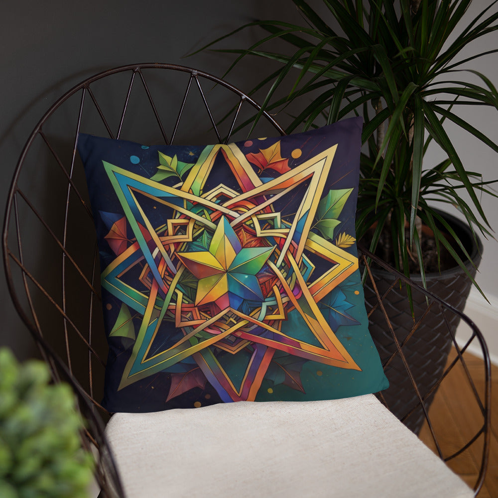 Vibrant Song | Star of David | Pillow Case