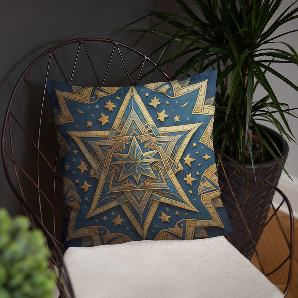Vibrant Song | Star of David | Pillow Case