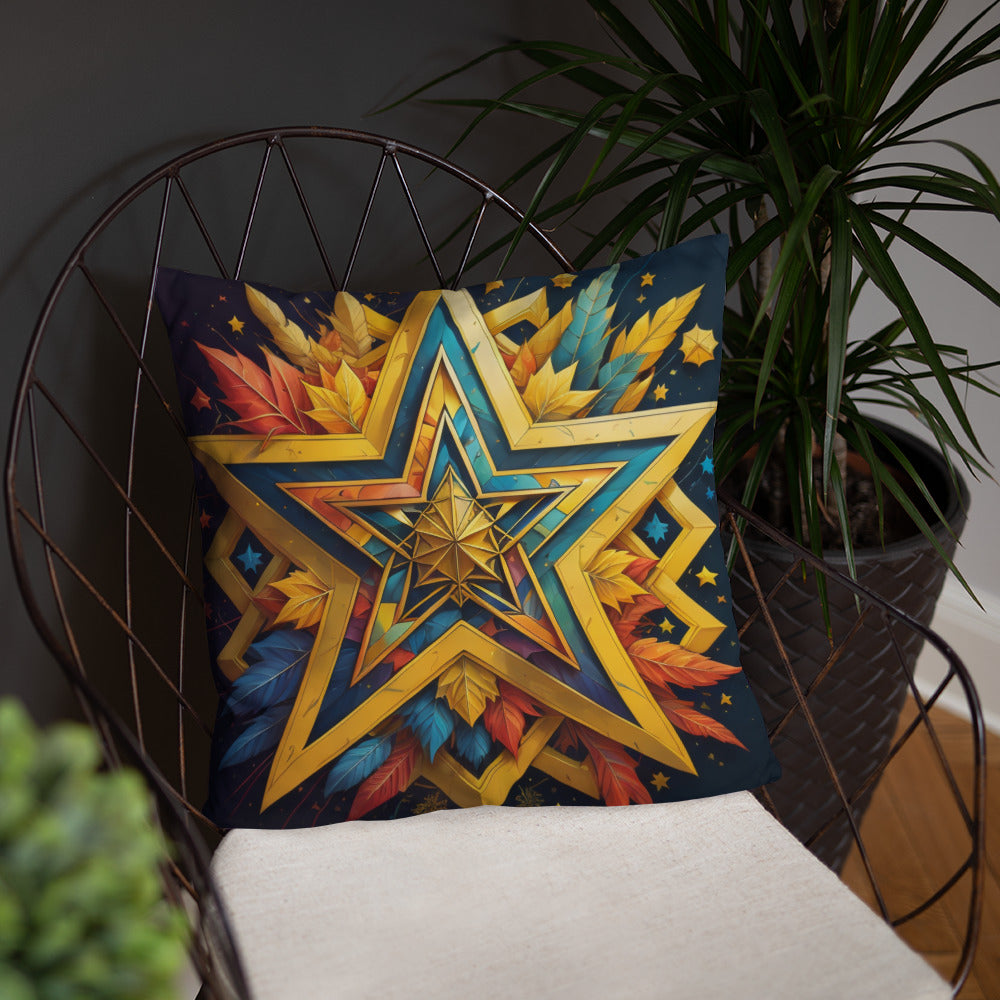Vibrant Song | Star of David | Pillow Case