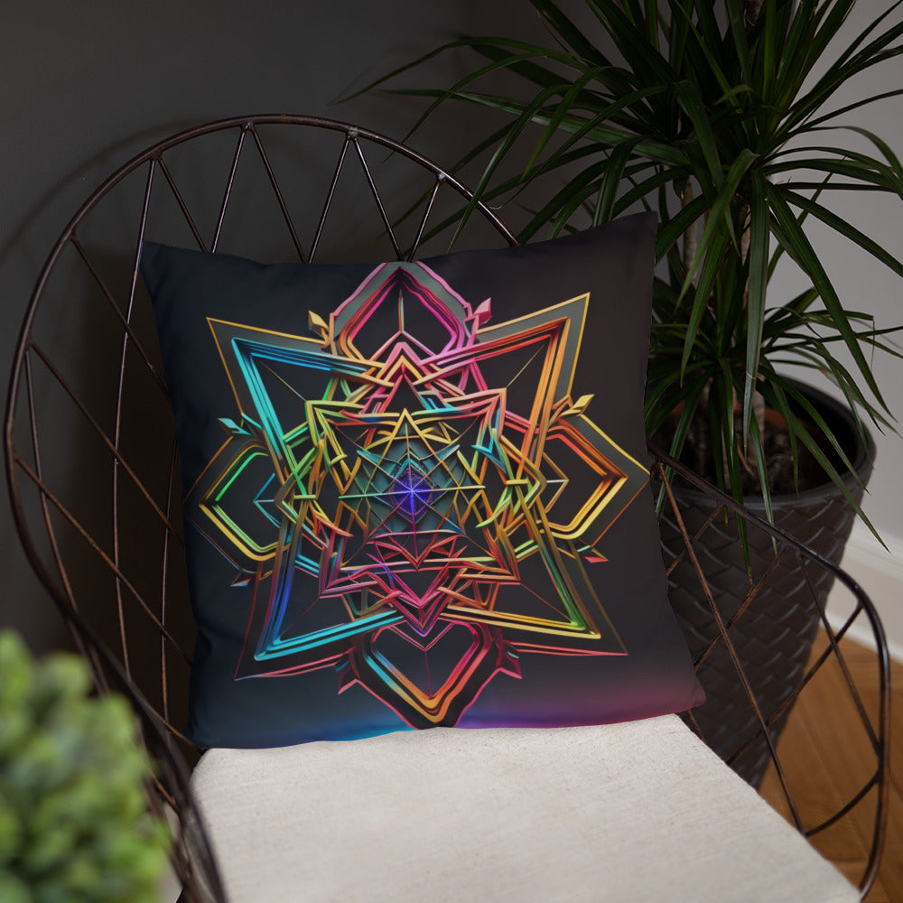 Futuristic Shine | Star of David | Pillow Case