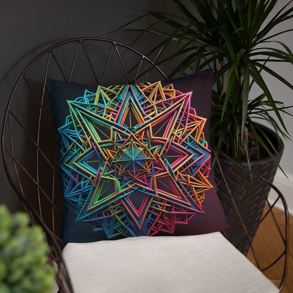 Futuristic Shine | Star of David | Pillow Case