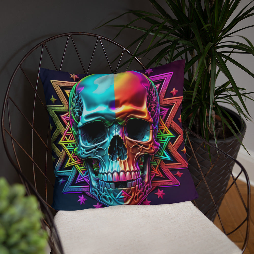Cromo Skull | Star of David | Pillow Case