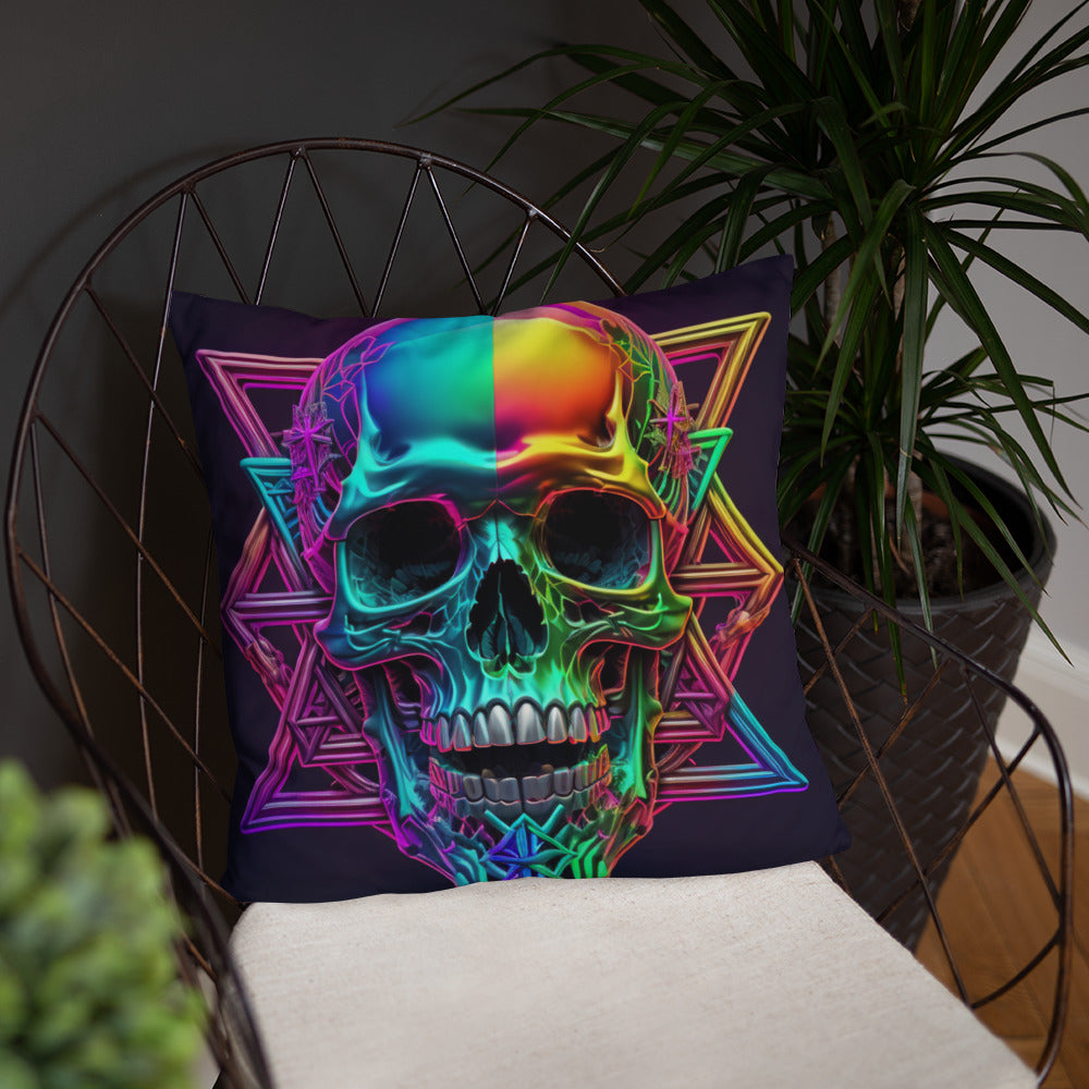 Cromo Skull | Star of David | Pillow Case