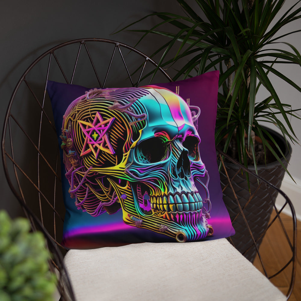 Cromo Skull | Star of David | Pillow Case