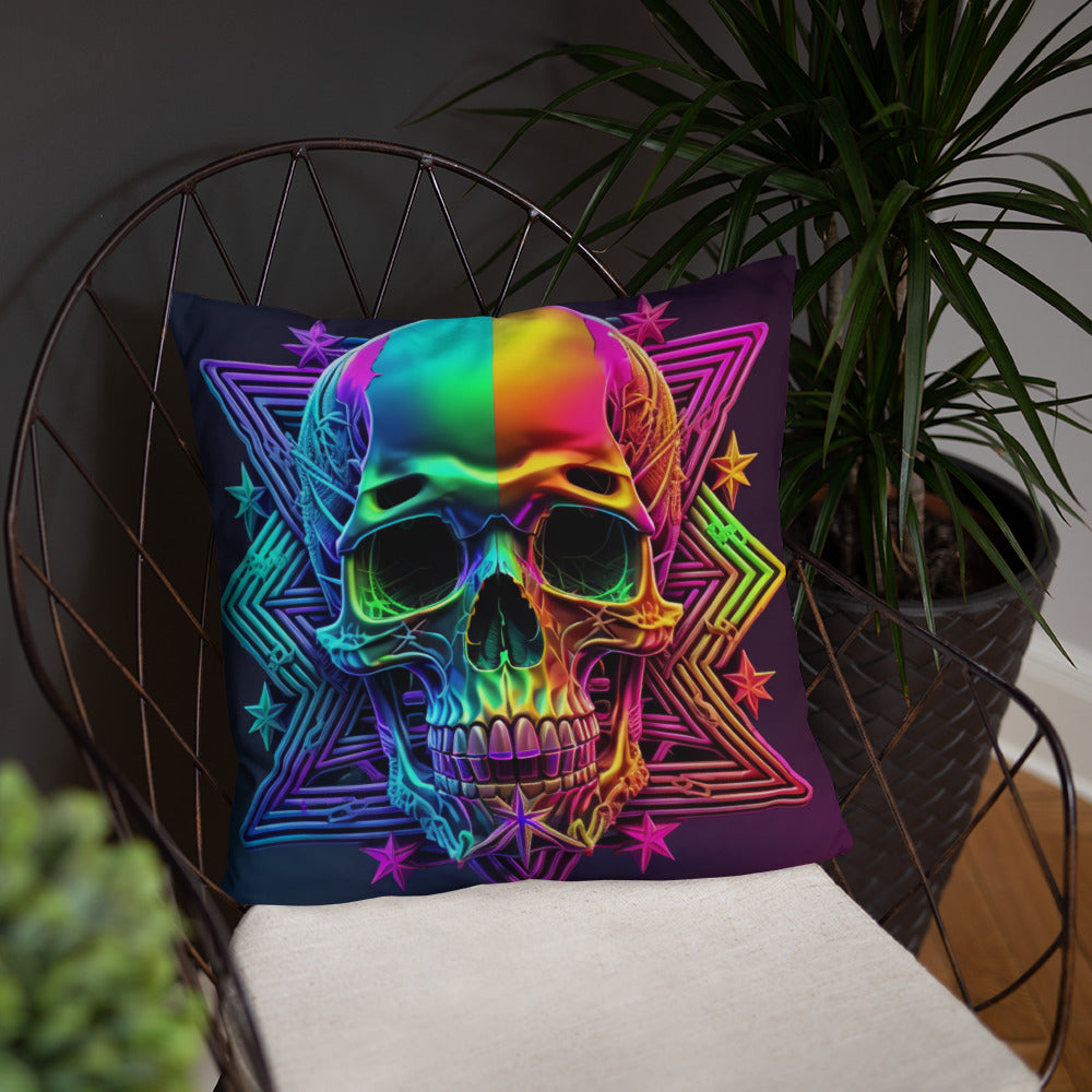Cromo Skull | Star of David | Pillow Case