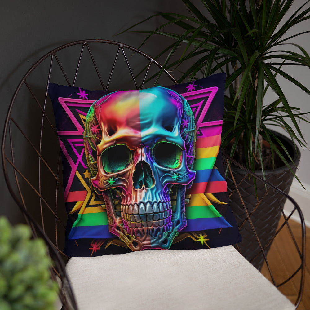 Cromo Skull | Star of David | Pillow Case