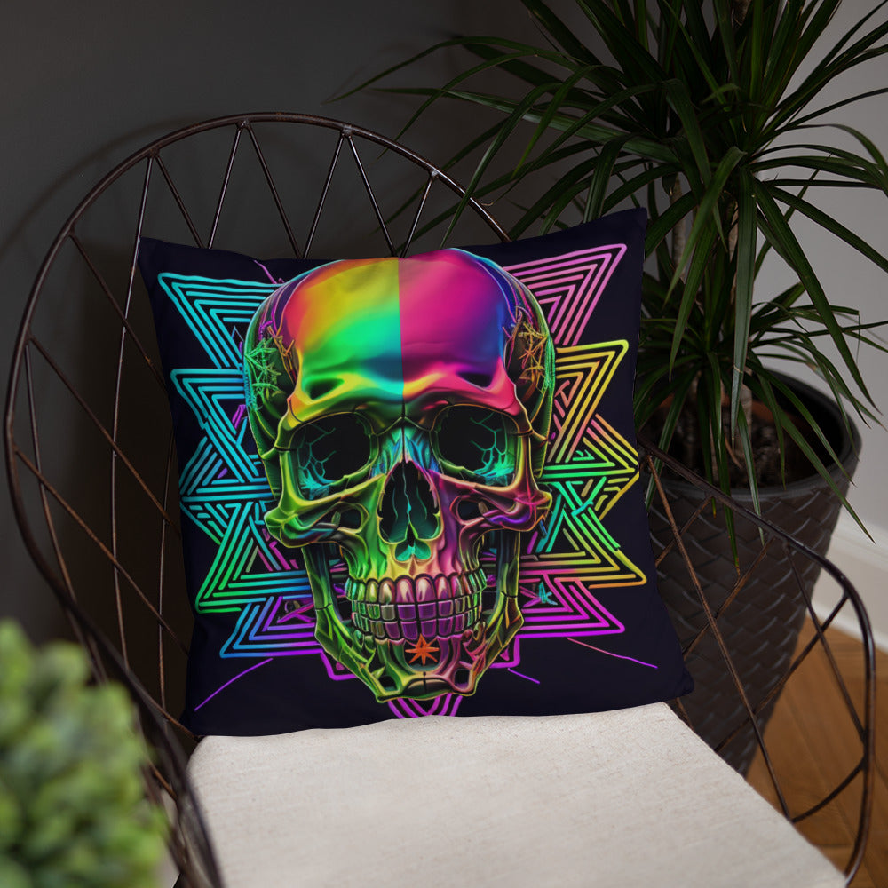 Cromo Skull | Star of David | Pillow Case