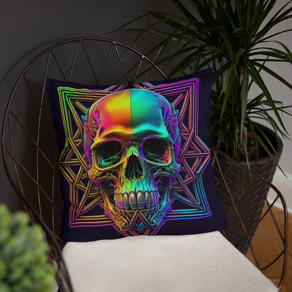 Cromo Skull | Star of David | Pillow Case