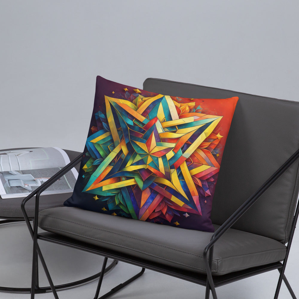 Vibrant Song | Star of David | Pillow Case