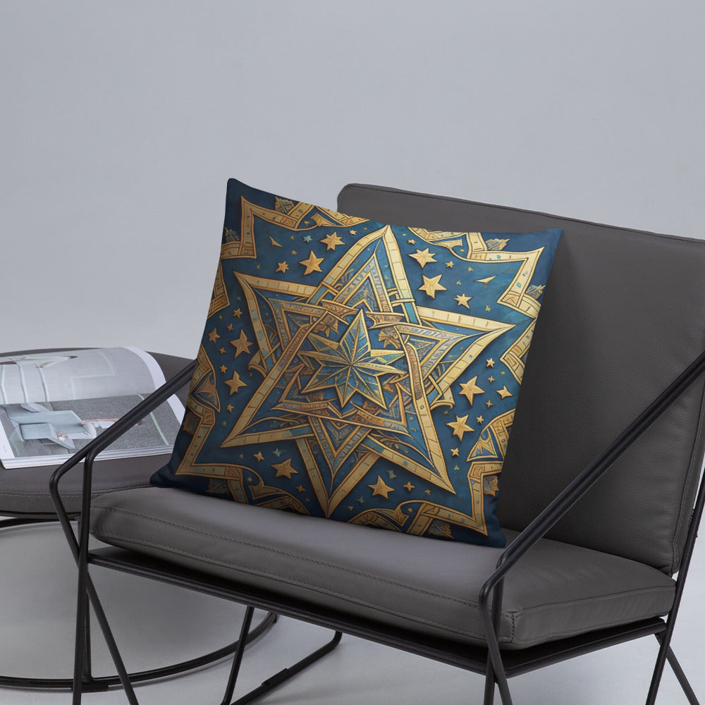 Vibrant Song | Star of David | Pillow Case