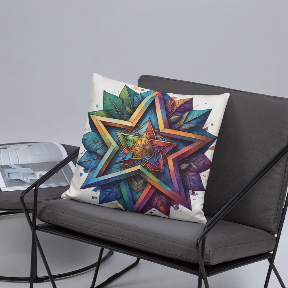Vibrant Song | Star of David | Pillow Case