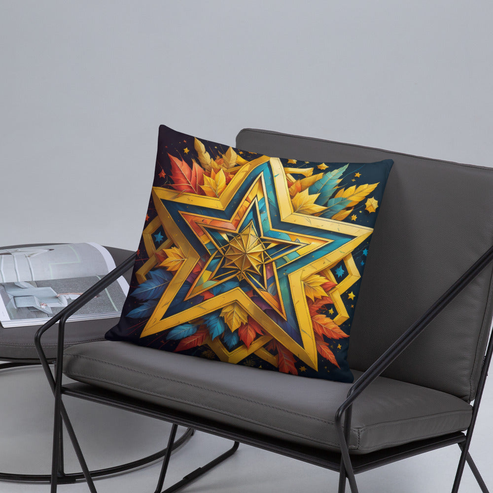 Vibrant Song | Star of David | Pillow Case