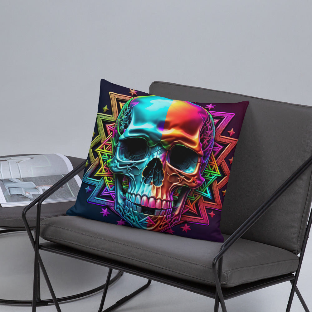 Cromo Skull | Star of David | Pillow Case