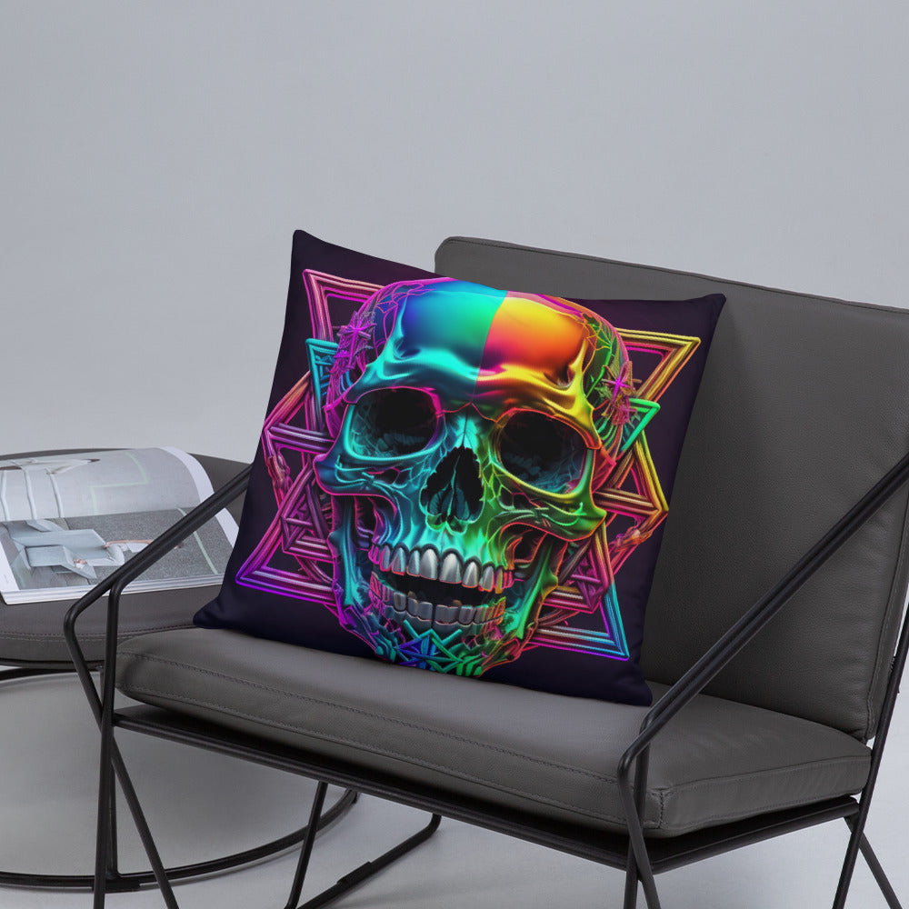 Cromo Skull | Star of David | Pillow Case