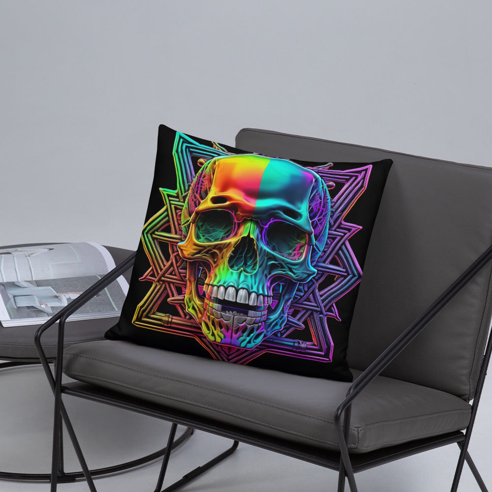 Cromo Skull | Star of David | Pillow Case