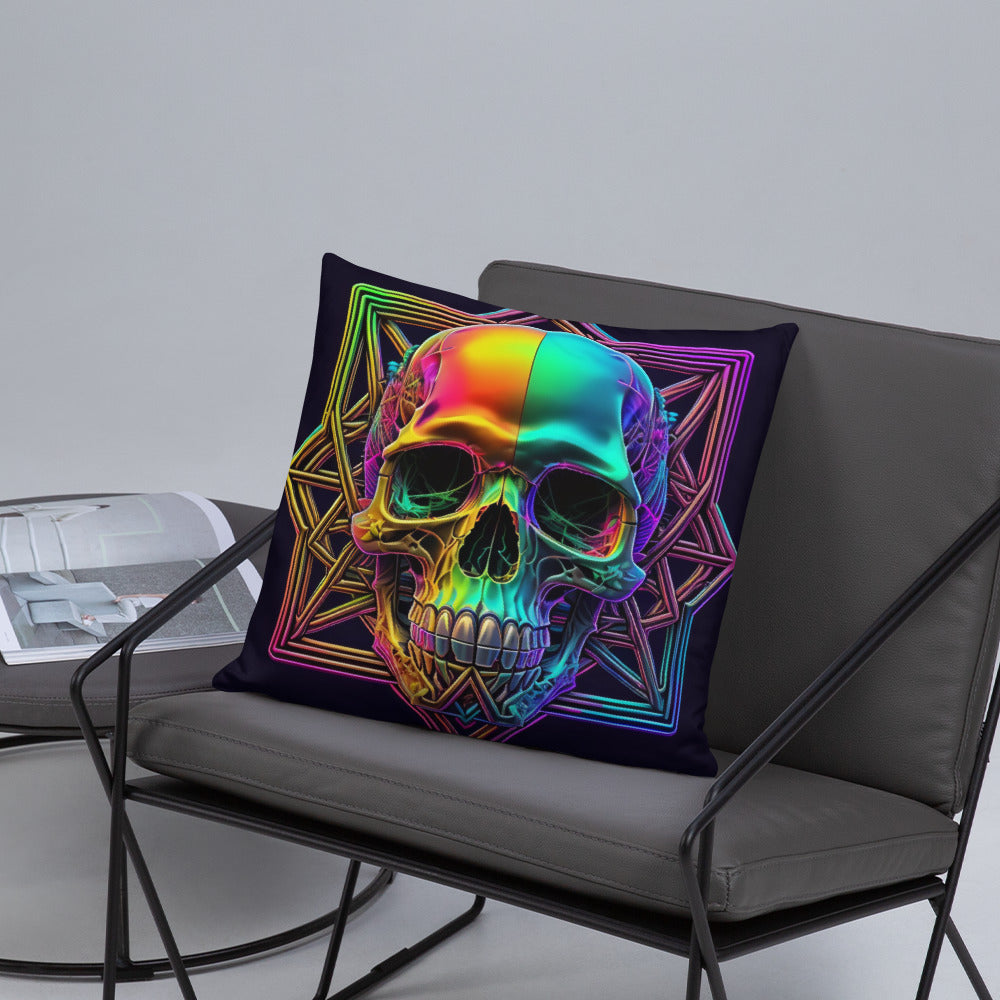 Cromo Skull | Star of David | Pillow Case