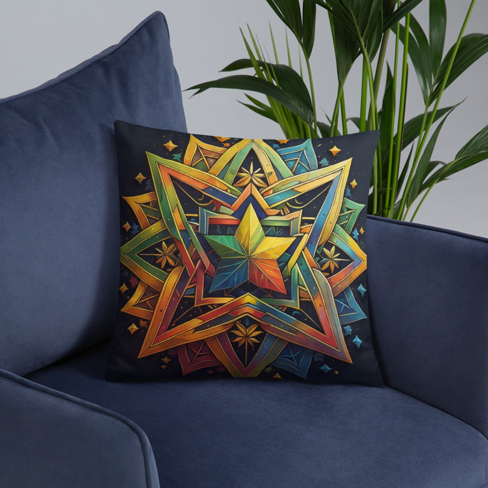 Vibrant Song | Star of David | Pillow Case