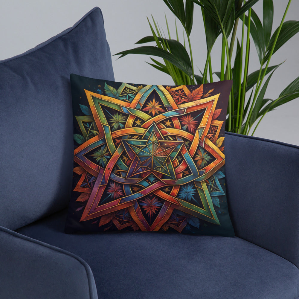 Vibrant Song | Star of David | Pillow Case