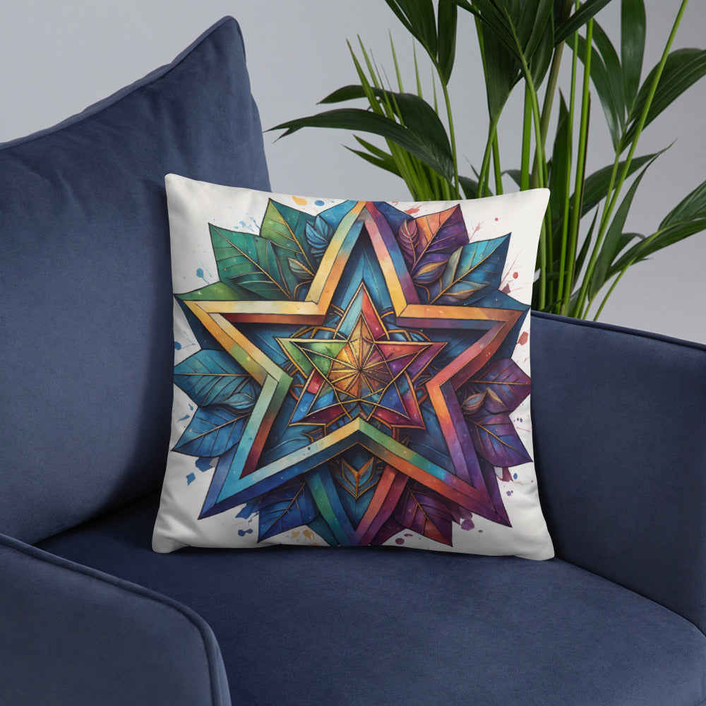 Vibrant Song | Star of David | Pillow Case