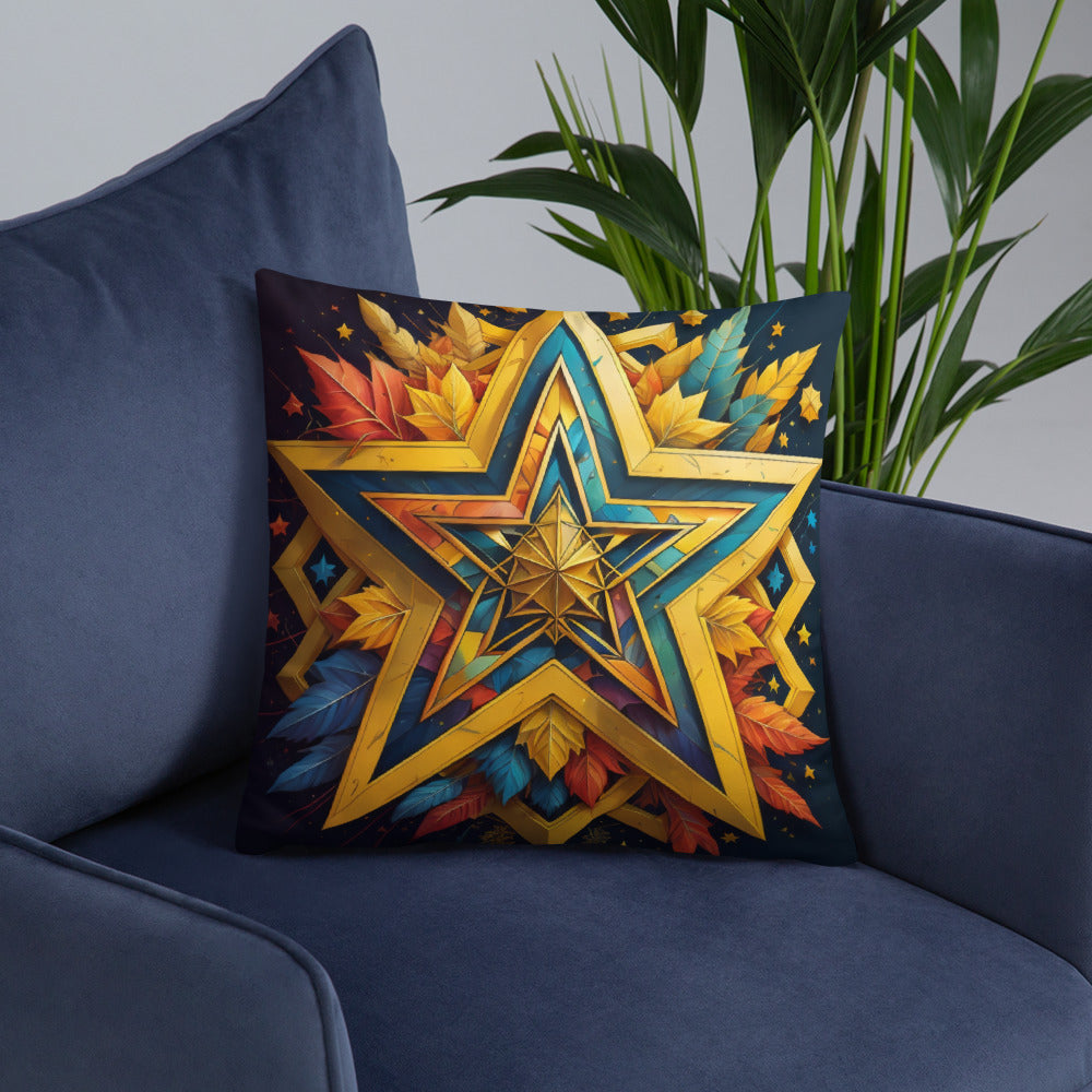 Vibrant Song | Star of David | Pillow Case