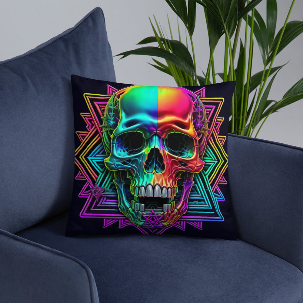 Cromo Skull | Star of David | Pillow Case