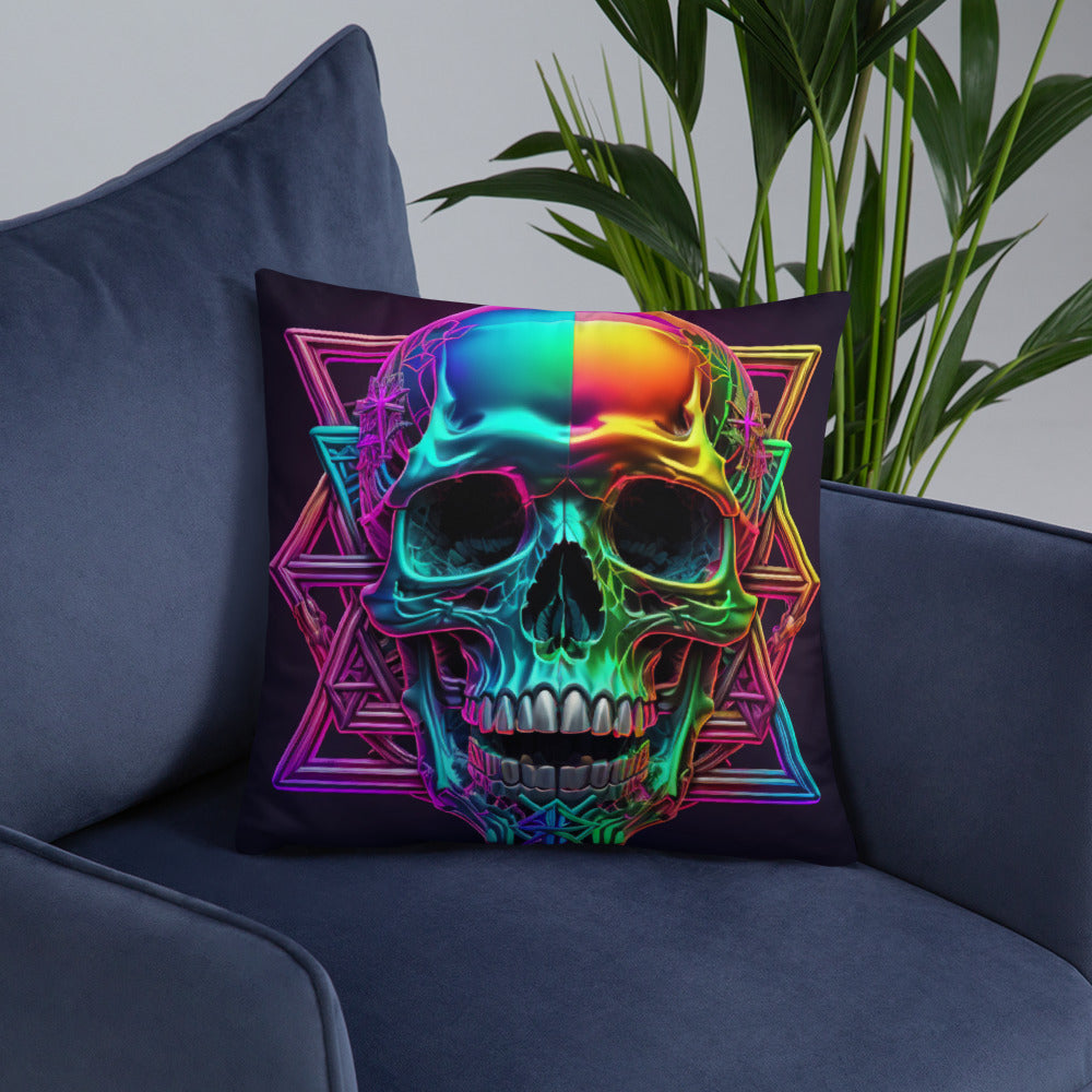Cromo Skull | Star of David | Pillow Case