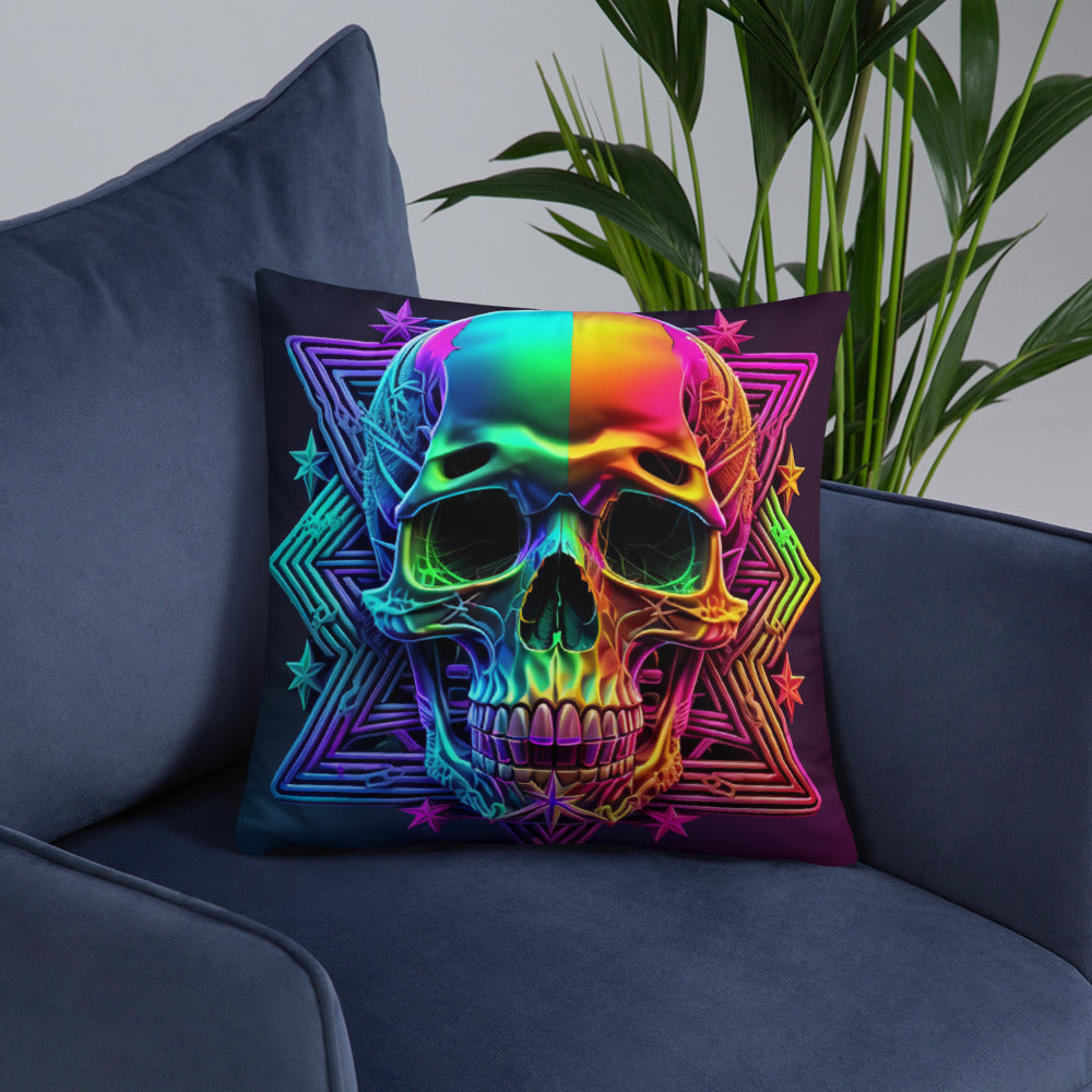 Cromo Skull | Star of David | Pillow Case