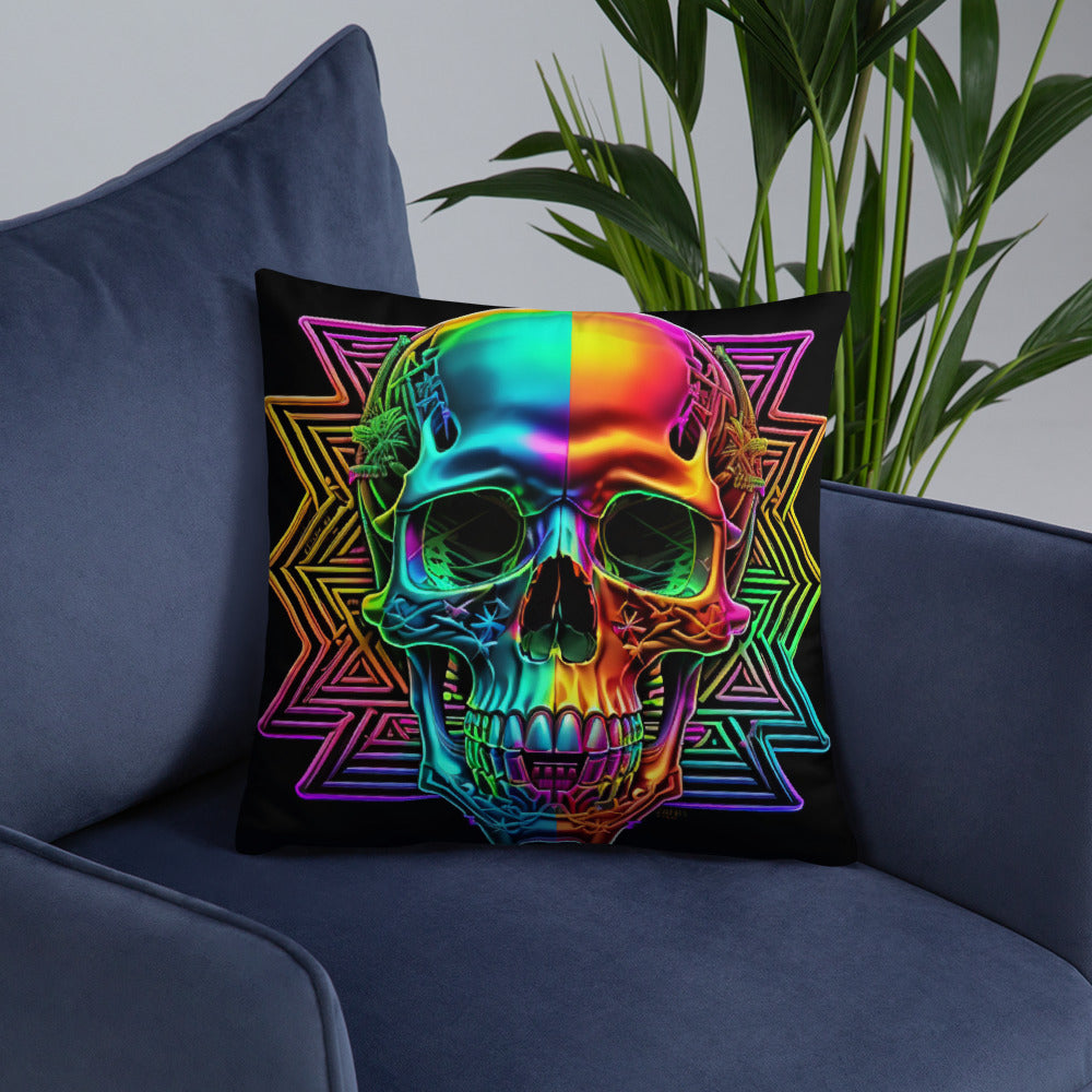 Cromo Skull | Star of David | Pillow Case