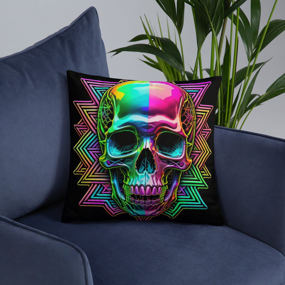 Cromo Skull | Star of David | Pillow Case