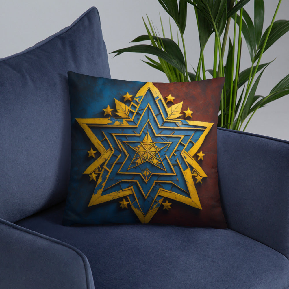 Brave Honor | Star of David | Pillow Case