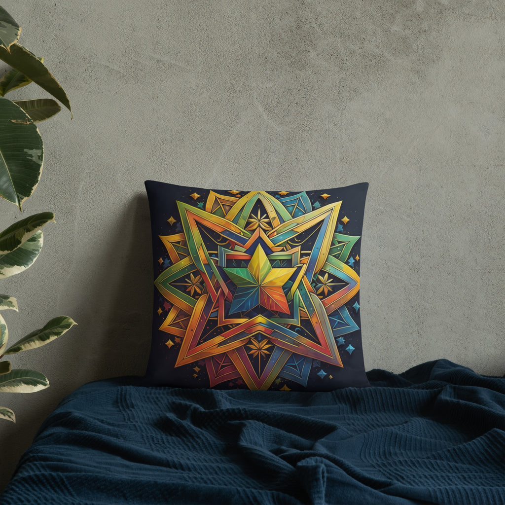 Vibrant Song | Star of David | Pillow Case