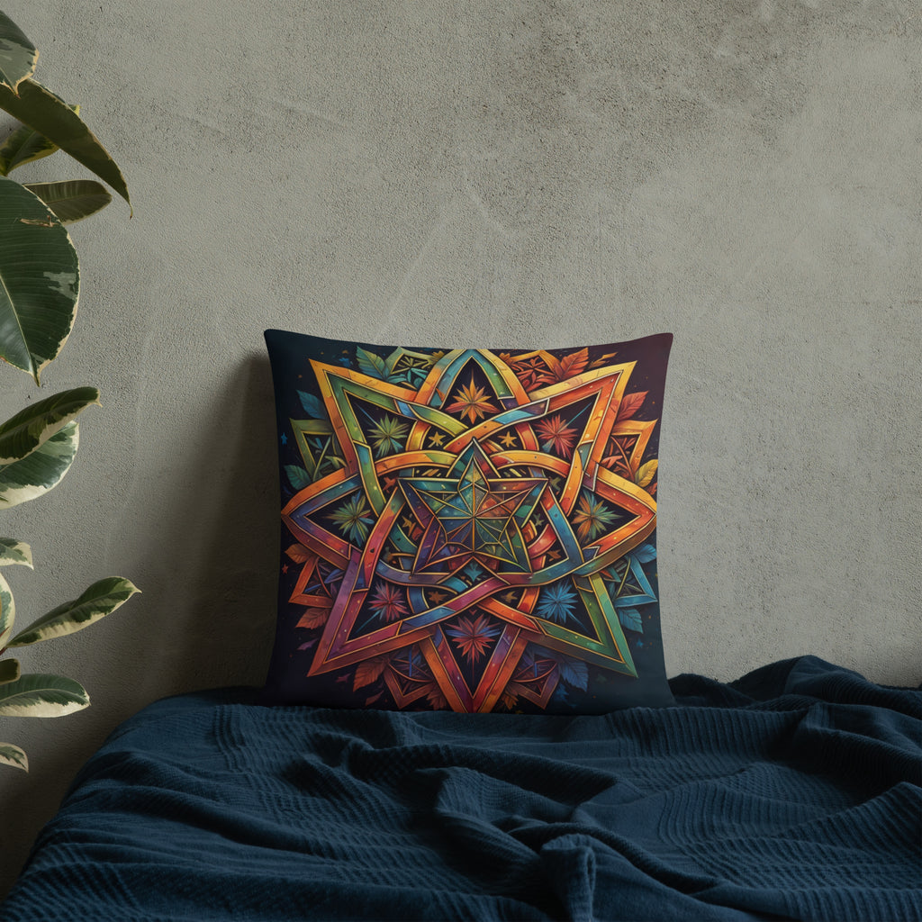 Vibrant Song | Star of David | Pillow Case