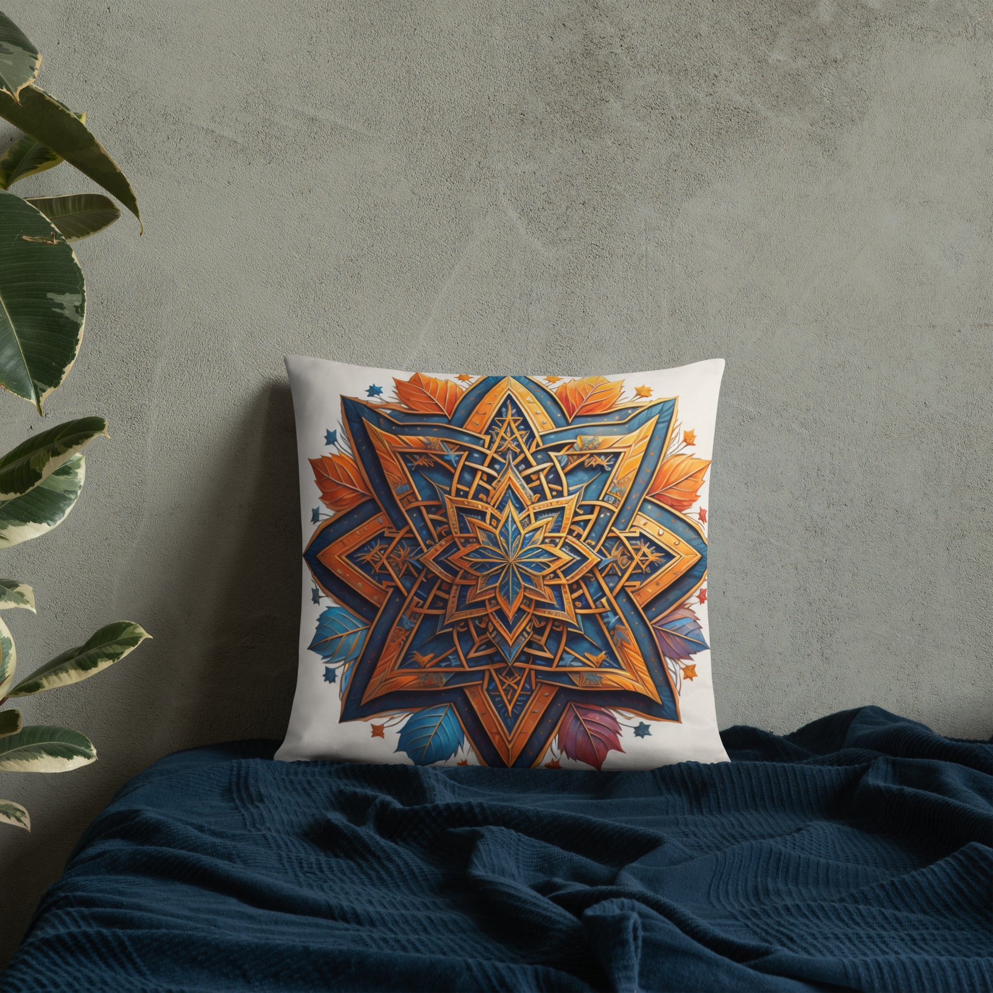 Vibrant Song | Star of David | Pillow Case