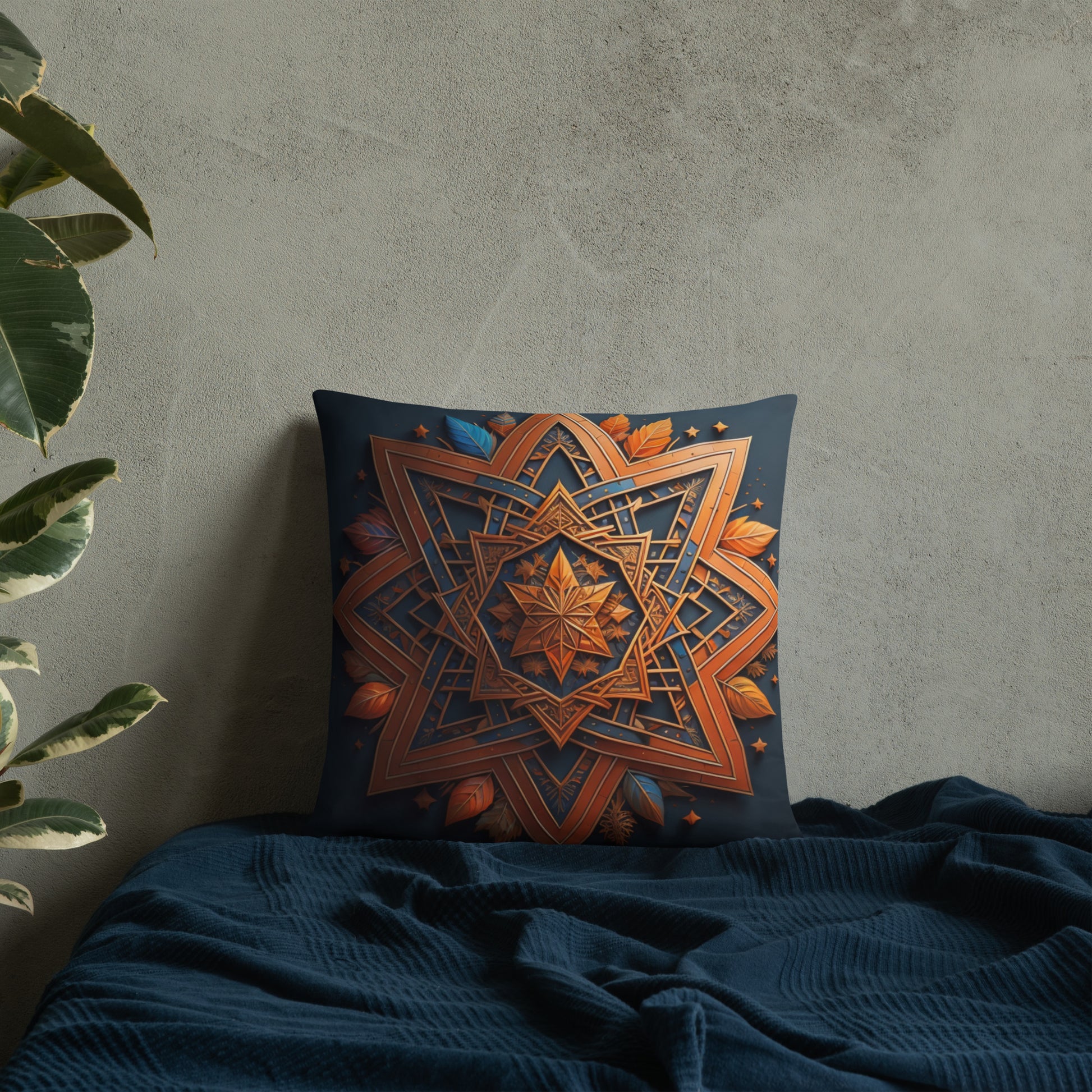 Vibrant Song | Star of David | Pillow Case