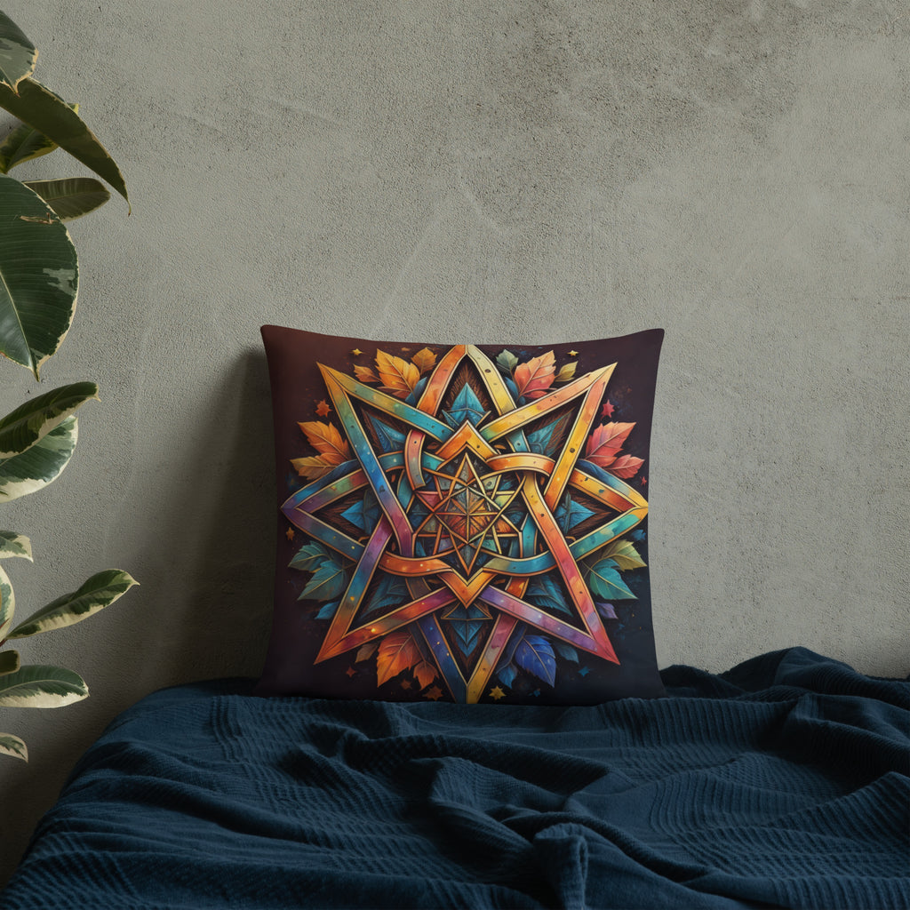 Vibrant Song | Star of David | Pillow Case