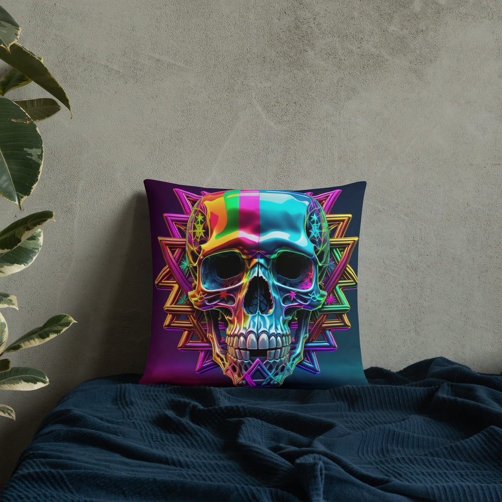 Cromo Skull | Star of David | Pillow Case