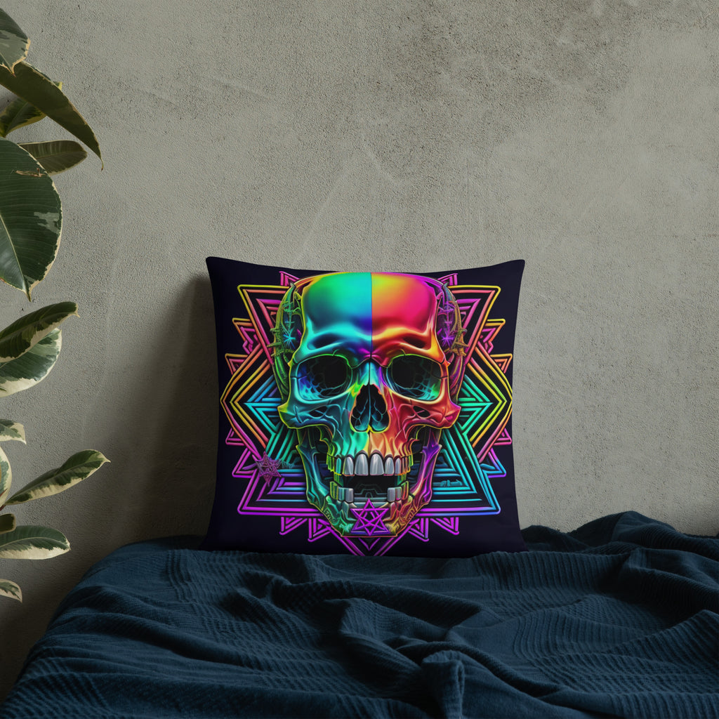 Cromo Skull | Star of David | Pillow Case